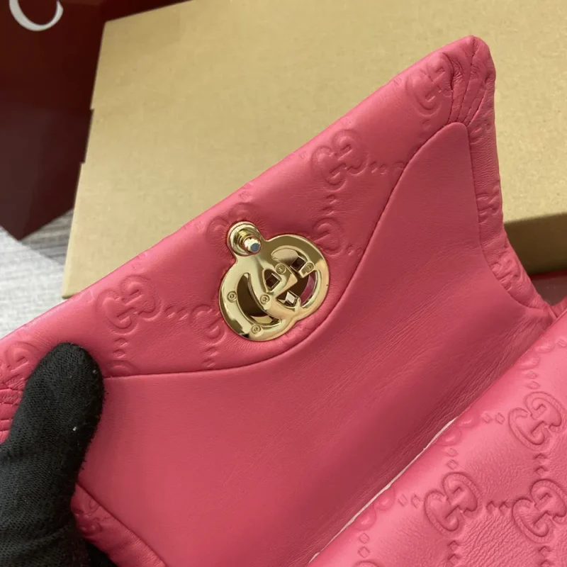 Gucci Women GG Milano Mini Top Handle Bag Pink-806017AAD5U6627