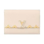 Louis Vuitton LV Unisex Capucines Compact Wallet-White M11363