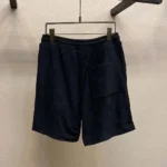 Louis Vuitton Men Damier French Terry Cotton Shorts 1AFRBS