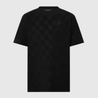 Louis Vuitton Men Damier French Terry Cotton T-Shirt 1AFRBJ (1)