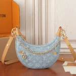 Louis Vuitton Donna Loop Monogram Denim M24846