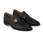 Louis Vuitton LV Men Louis Loafer Black Epi Calf Leather