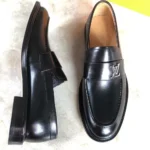 Louis Vuitton LV Men Louis Loafer Black Epi Calf Leather
