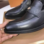 Louis Vuitton LV Men Louis Loafer Epi Calf Leather-Black