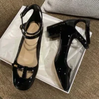 Dior Women Aime Dior Pump Black Patent Calfskin (1)