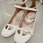 Dior Women Aime Dior Pump White Patent Calfskin