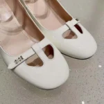 Dior Women Aime Dior Pump White Patent Calfskin