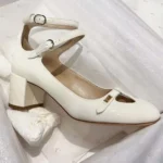 Dior Women Aime Dior Pump White Patent Calfskin