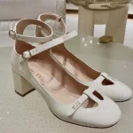 Dior Women Aime Dior Pump White Patent Calfskin