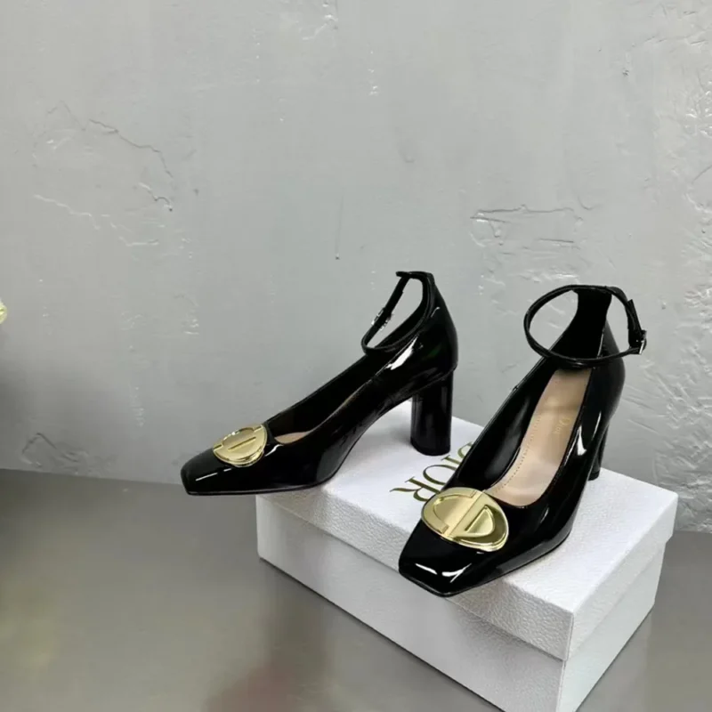 Dior Women CD Forever Dior Pump Black Patent Calfskin