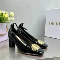 Dior Women CD Forever Dior Pump Black Patent Calfskin (1)