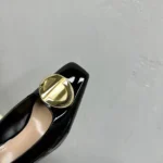 Dior Dam CD Forever Dior Pumps Svart Lack Kalvskinn