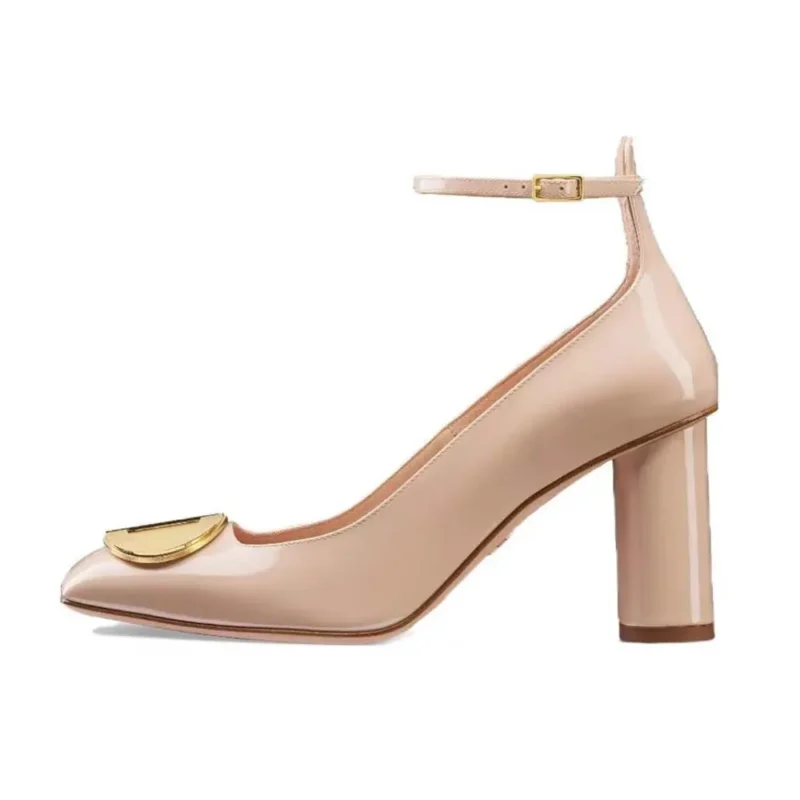 Dior Women CD Forever Dior Pump Nude Patent Calfskin