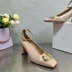 Dior Damen CD Forever Dior Pumps Nude Lack-Kalbsleder