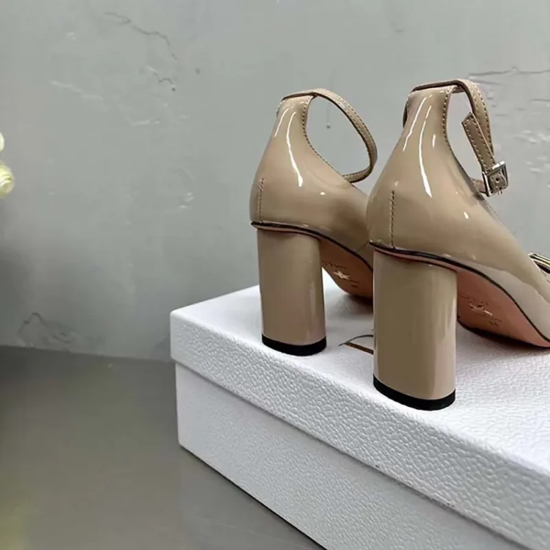 Dior Women CD Forever Dior Pump Nude Patent Calfskin
