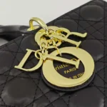 Dior Women Large Lady Dior Bag Black Cannage Lambskin M0566ONGE