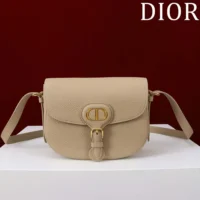 Dior Women Medium Dior Bobby Bag Biscuit Grained Calfskin M9337USKU (1)