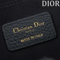 Dior Women Medium Dior Bobby Bag Black Grained Calfskin M9337USKU (1)