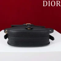 Dior Women Medium Dior Bobby Bag Black Grained Calfskin M9337USKU (1)