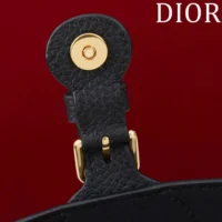 Dior Women Medium Dior Bobby Bag Black Grained Calfskin M9337USKU (1)