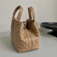 Dior Women Medium Dior Toujours Bag Medium Tan Macrocannage Calfskin (1)