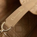Dior Women Medium Dior Toujours Bag Medium Tan Macrocannage Calfskin