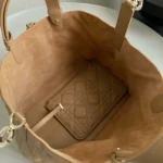 Dior Women Medium Dior Toujours Bag Medium Tan Macrocannage Calfskin