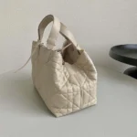 Dior Women Medium Dior Toujours Bag Powder Beige Macrocannage Calfskin