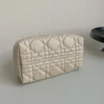 Dior Women Medium Dior Toujours Bag Powder Beige Macrocannage Calfskin