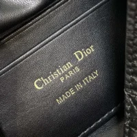 Dior Women Miss Caro Mini Bucket Bag with Drawstring Black Macrocannage Lambskin (1)