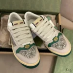 Gucci Unisex GG Screener Sneaker-Beige 812041AAEB29541