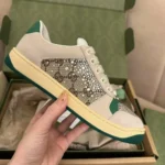 Gucci Unisex GG Screener Sneaker-Beige 812041AAEB29541