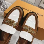 Louis Vuitton LV Women District Flat Loafer-Brown 1AGXLN