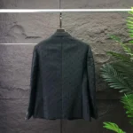 Louis Vuitton Herren Einreihige Napolitana-Jacke aus Wollmischung - Schwarz
