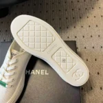Chanel Dam Sneaker med snörning - Vit