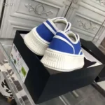 Zapatillas Chanel de suela gruesa para mujer - Azul marino