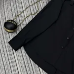 Dior Women Blouse Black Cotton Poplin 521B85A3356_X9000