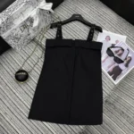 Dior Women Blouse Black Cotton Poplin 521B87A3356_X9000