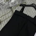 Dior Women Blouse Black Cotton Poplin 521B87A3356_X9000