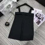 Dior Women Blouse Black Cotton Poplin 521B87A3356_X9000