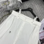 Dior Women Blouse White Cotton Poplin 521B85A3356_X0100