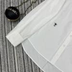 Dior Women Blouse White Cotton Poplin 521B85A3356_X0100