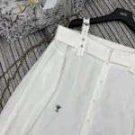 Dior Women Blouse White Cotton Poplin 521B85A3356_X0100