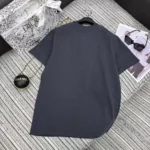 Dior Women DIOR AND HYLTON NEL T-Shirt Relaxed Fit Navy Blue Cotton Jersey