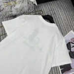 Dior Men DIOR AND HYLTON NEL T-Shirt Relaxed Fit White Cotton Jersey