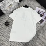 Camiseta Dior AND HYLTON NEL de corte relajado para mujer, jersey de algodón blanco