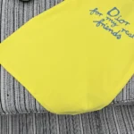 Dior Women DIOR AND HYLTON NEL T-Shirt Relaxed Fit Yellow Cotton Jersey