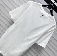 Dior Women Dioramour Embroidered T-Shirt White Cotton and Linen Jersey (1)