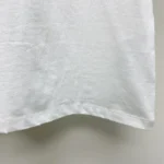 Dior Women Embroidered T-Shirt White Cotton and Linen Jersey with Gold-Tone Dior Around the World Motif