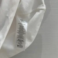Dior Women Miss Dior T-Shirt White Cotton Jersey with Bright Pink Miss Dior Graffiti Motif (1)